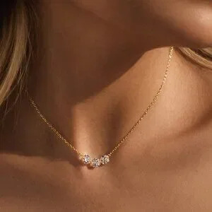 Adeena Swarovski Crystal Necklace Gift Minimalist